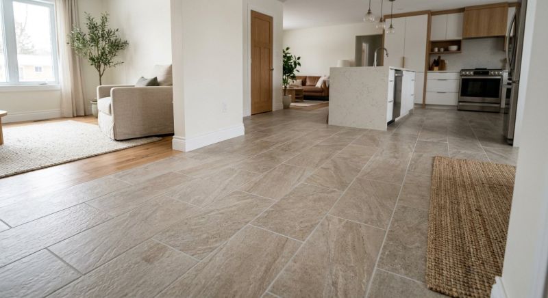 Tile Floor Installation project example